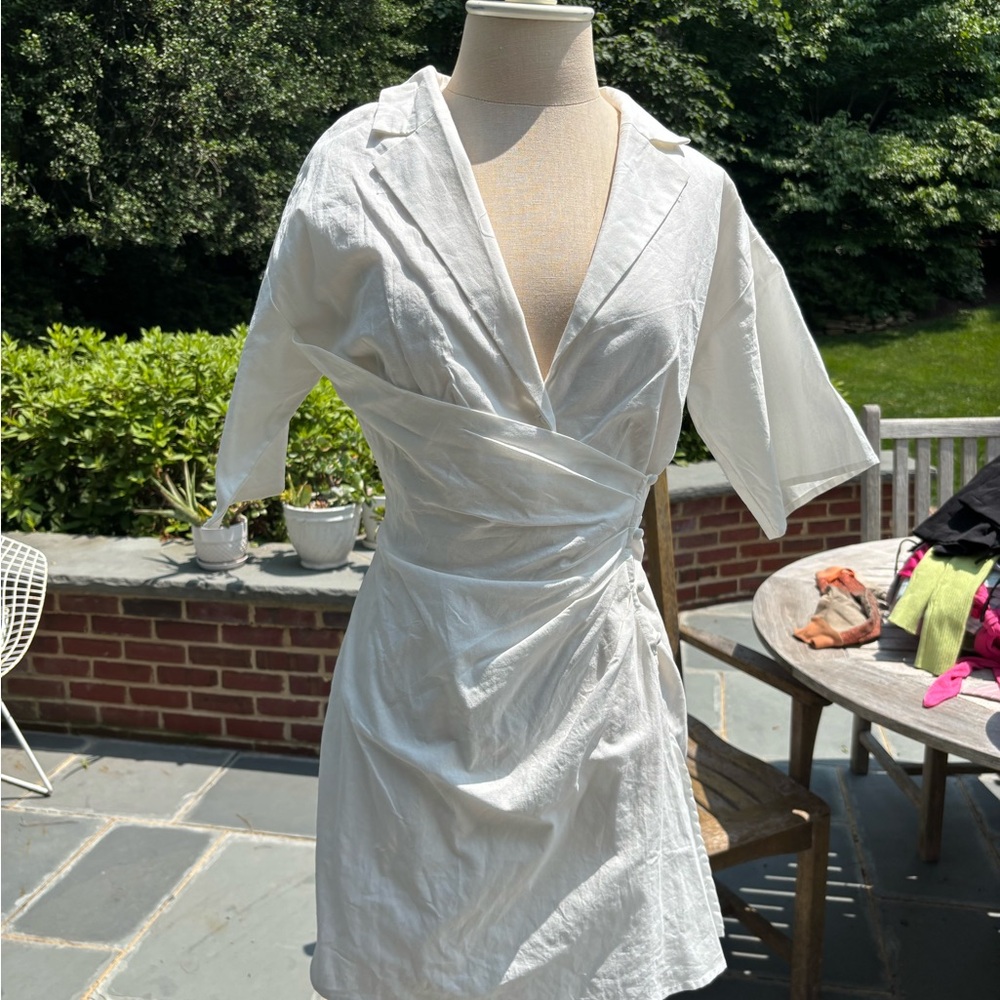 Sabo Skirt White Wrap Dress